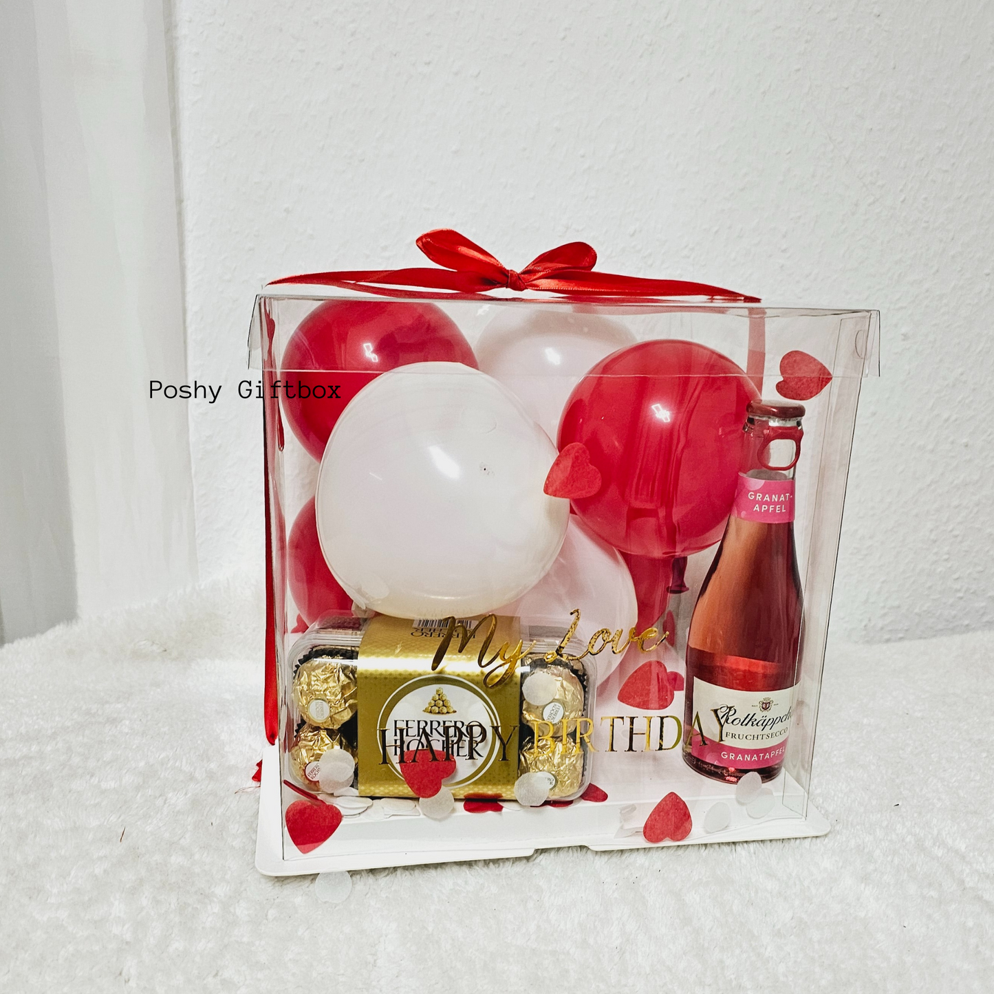 Personalisierte Ballon-Box/Geschenkbox/Luftballons/Geldgeschenkverpackung/Weihnachtsgeschenk/Geldgeschenk/Geschenkballon Geschenkverpackung PoshyGiftbox