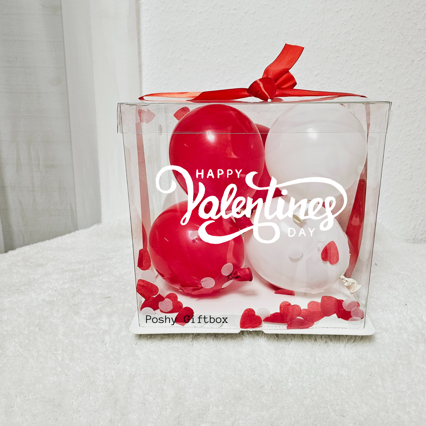 Personalisierte Ballonbox /Geschenkbox Transparent/Wellnessset/Geschenkset Männer/Weihnachtsgeschenk/Geburtstagsgeschenk/Valentinsgeschenk/Geschenk Vatertag PoshyGiftbox