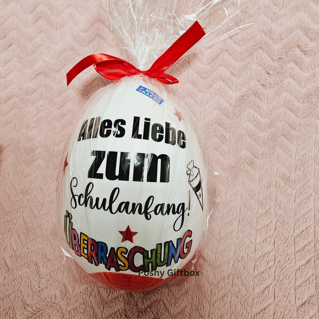 Überraschungsei XXL personalisiert/Geschenk Weihnachten/Valentinstag/Jugendweihe/Ü-ei Senioren/ Kinder Ei XXL/Geschenk Kinder,Erwachsene/Mit Füllung  PoshyGiftbox