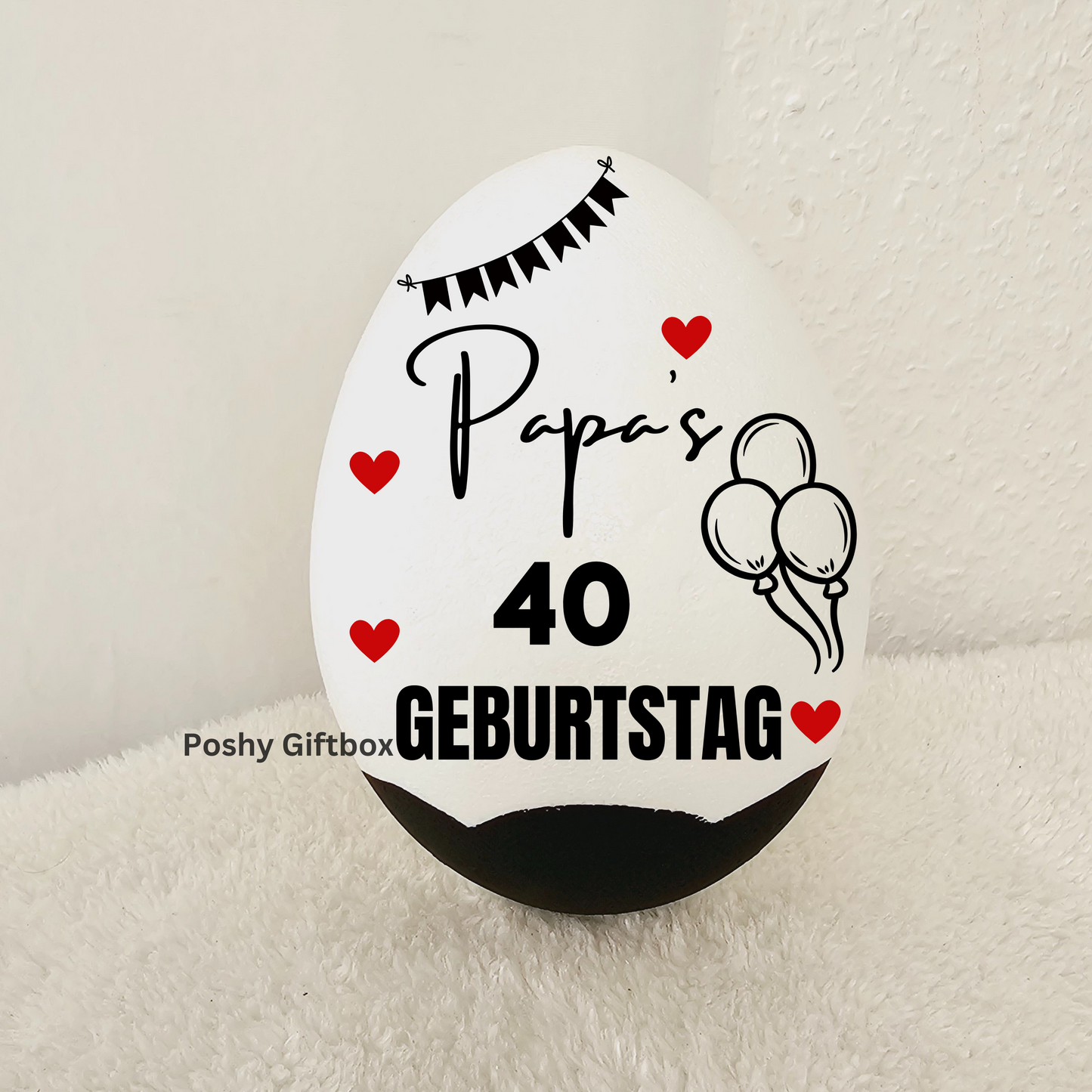 Personalisiertes XXL Überraschungsei SCHULKIND,Geburtstag,Jugendweihe/ XXL Überraschungsei Personalisiertes Geschenk / Ü-Ei befüllt /9 Designs/Einschulungsgeschenk PoshyGiftbox