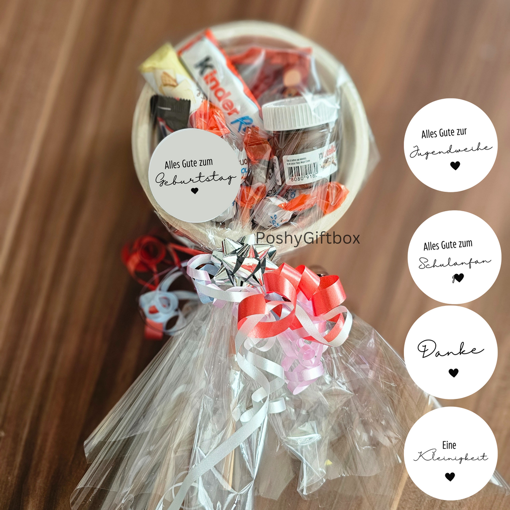 Geschenk Schulkind/Geburtstagsgeschenk/Kindergeburtstag Geschenk/Kleinigkeit Mitgebsel Geburtstag Süßigkeiten/Danke Geschenk/personalisiert PoshyGiftbox