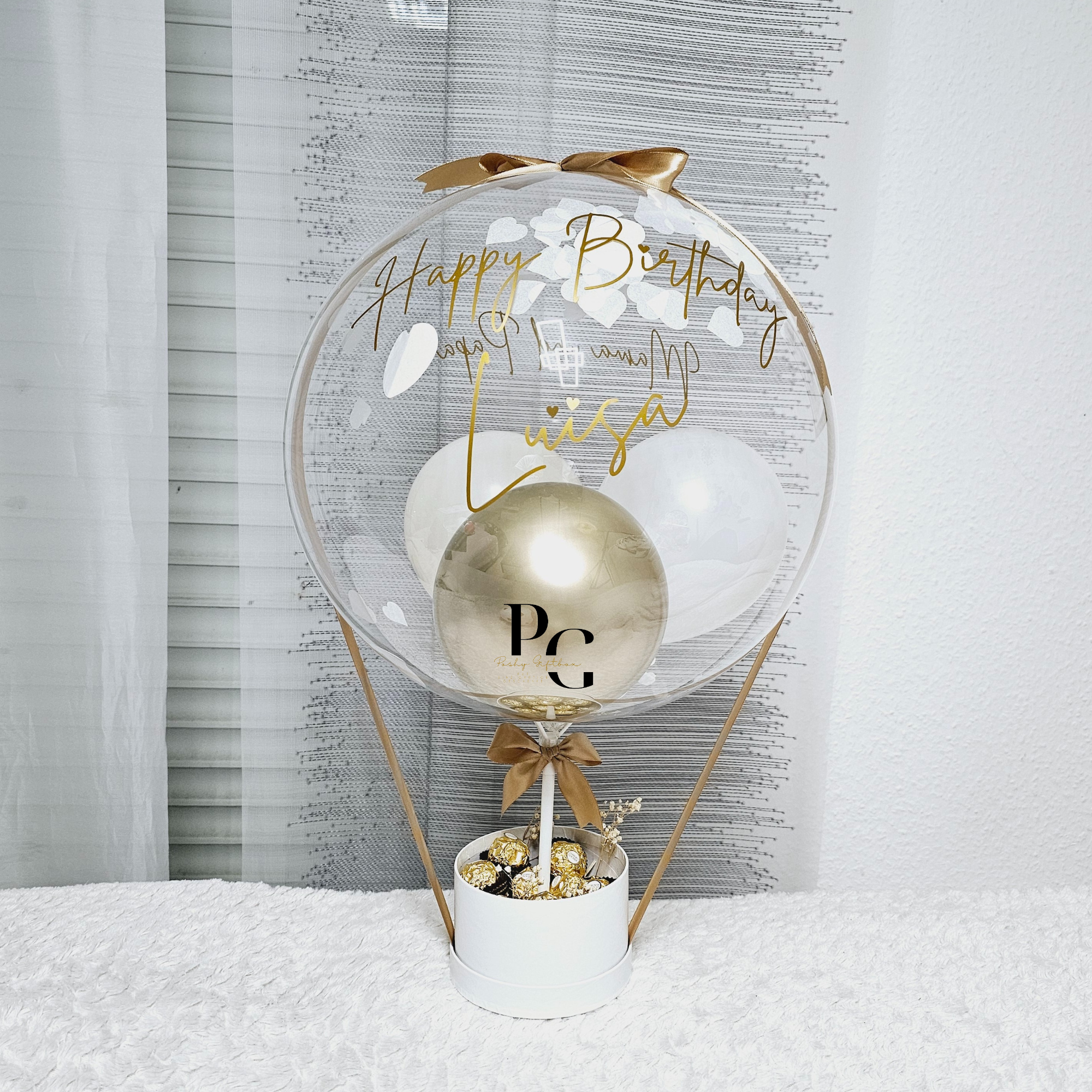 Personalisiertes XXL Überraschungsei /Ü-Ei Geschenk Geburtstag,Muttertag,Vatertag,Kommunion,Taufe/Überraschungsei Papageschenk/9 Designs  PoshyGiftbox