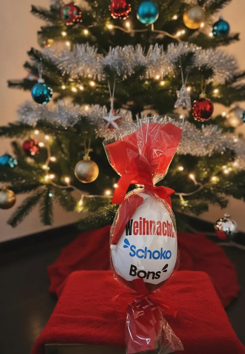 Weihnachtsschokobons/Geschenk Weihnachten/Schokobons/Personalisierte Schokobons/Weihnachtsschokolade/Nikolaus/Wichtel PoshyGiftbox