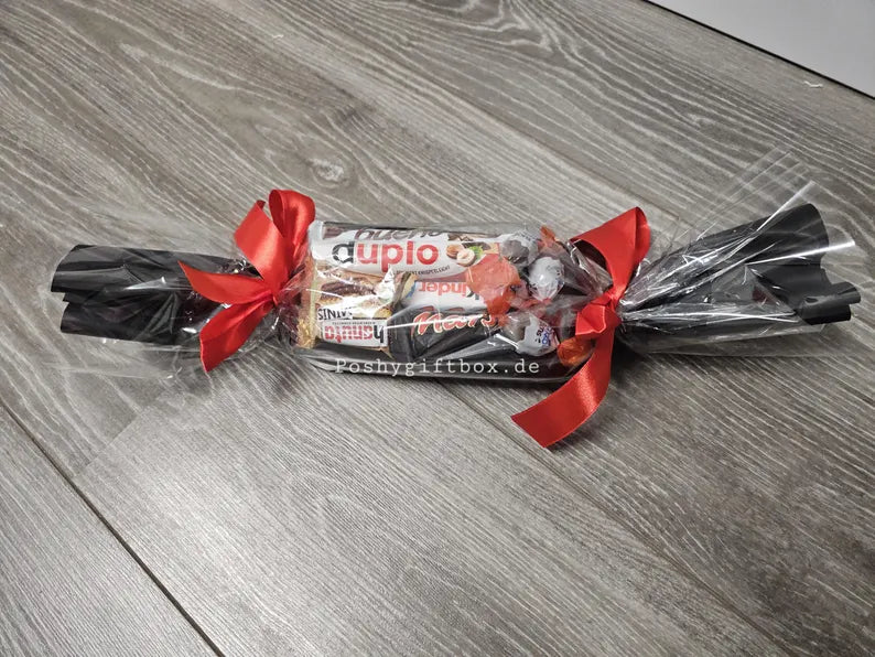 Schokoladen-Präsent/Pralinen Set/5 Varianten/Süßigkeiten-Geschenkset/Geburtstag, Weihnachten,Dankeschön,Mitarbeiter,Abschied /Schokoladen-Bouquet PoshyGiftbox