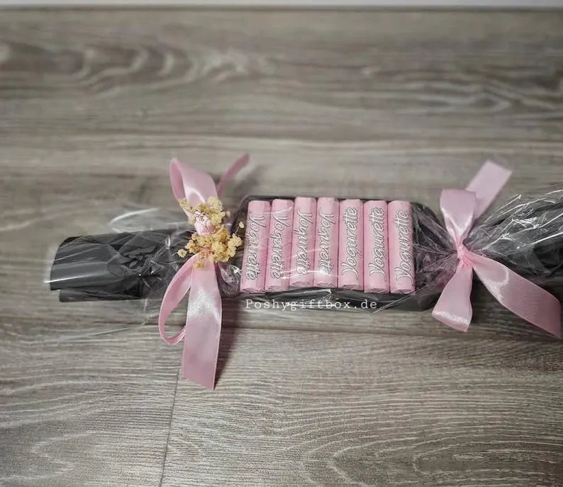 Schokoladen-Präsent/Pralinen Set/5 Varianten/Süßigkeiten-Geschenkset/Geburtstag, Weihnachten,Dankeschön,Mitarbeiter,Abschied /Schokoladen-Bouquet PoshyGiftbox