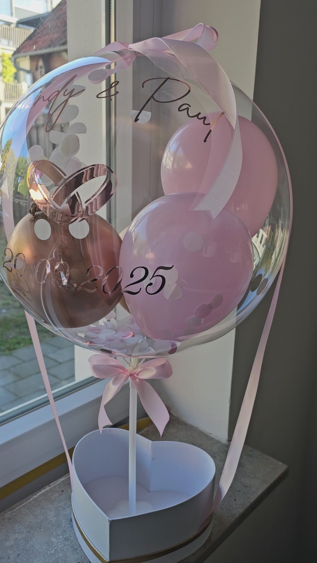 Personalisierte Ballongrüße in Geschenkbox