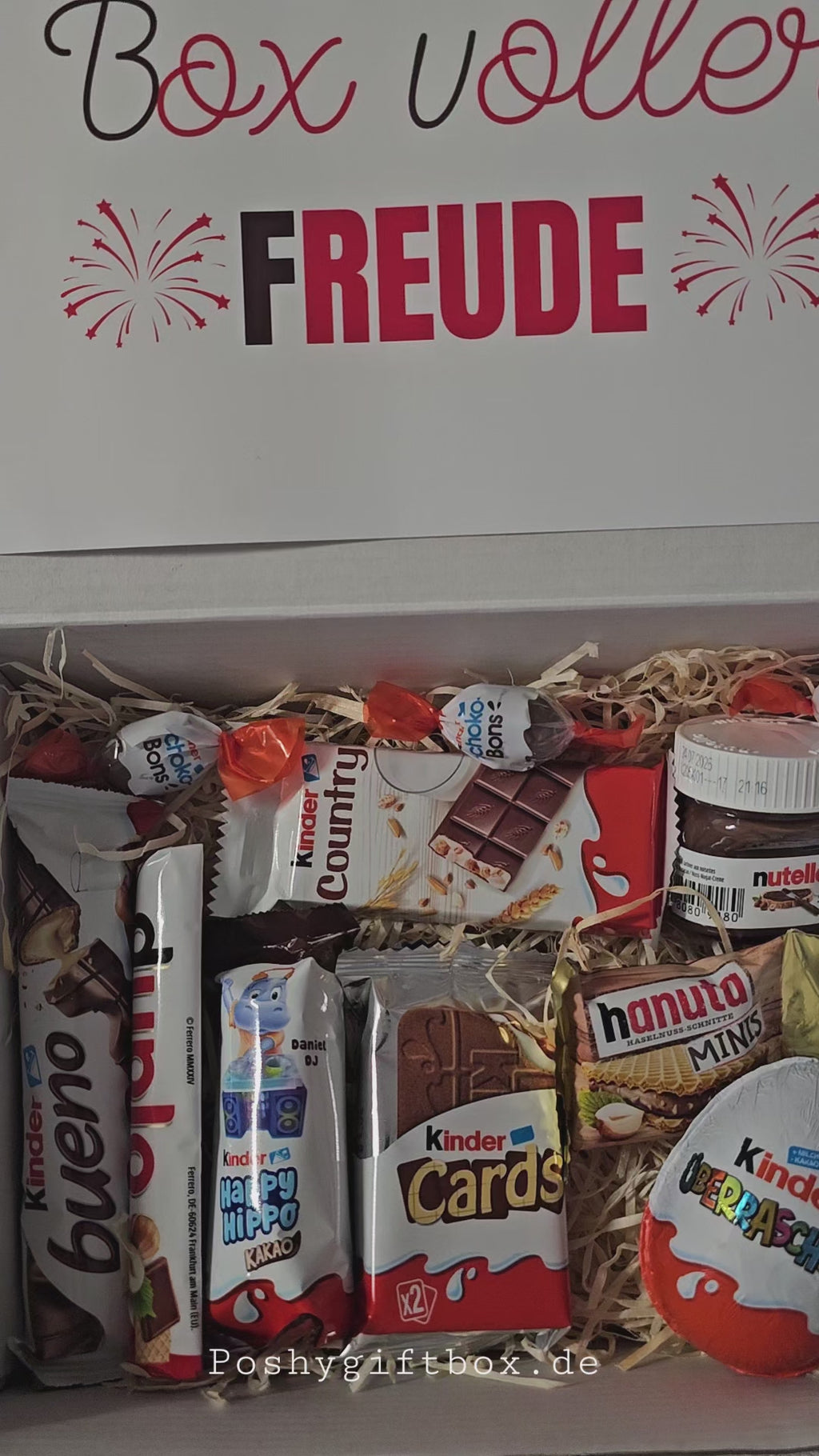 Personalisiertes Schokoladen Geschenk Set mit Namen