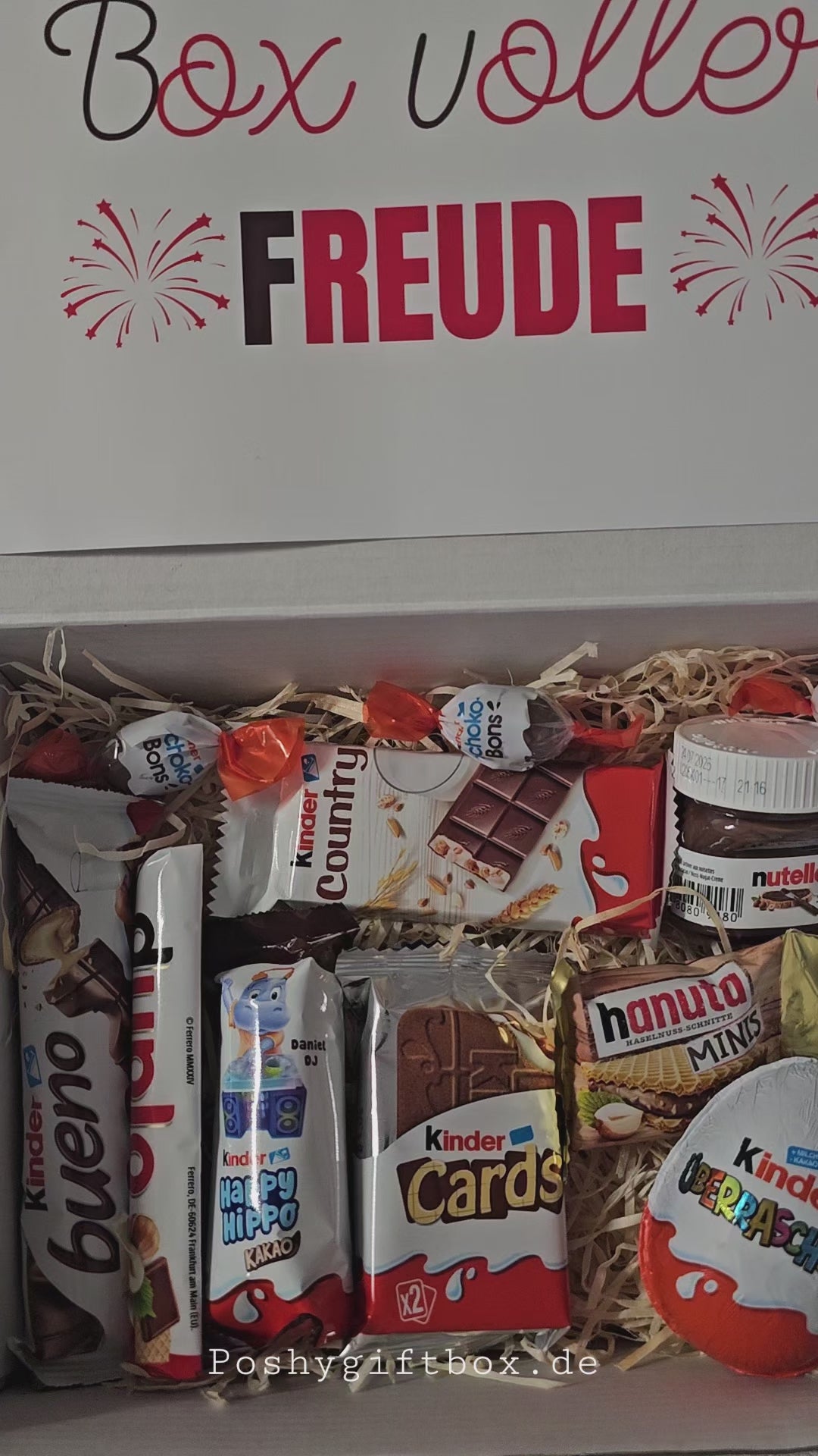 Personalisiertes Schokoladen Geschenk Set mit Namen