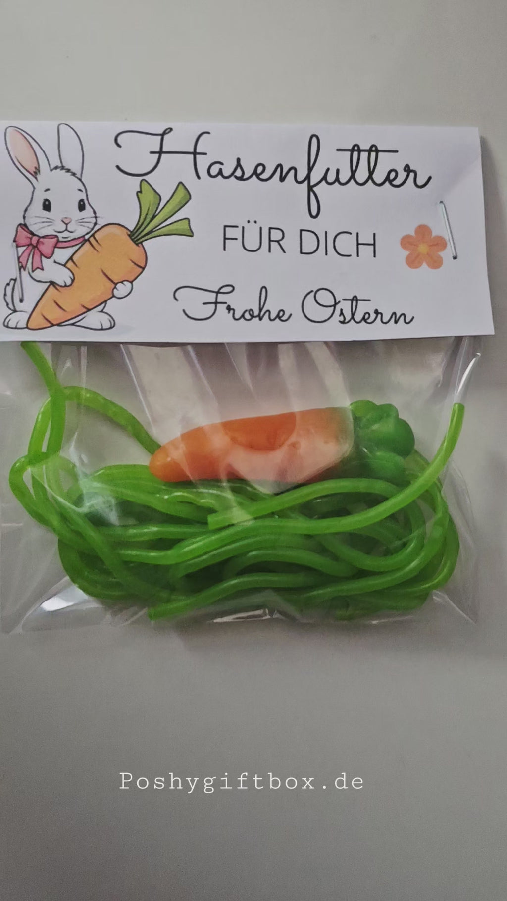 Hasenfutter für dich lustige Oster Geschenkidee und süßes Mitbringsel
