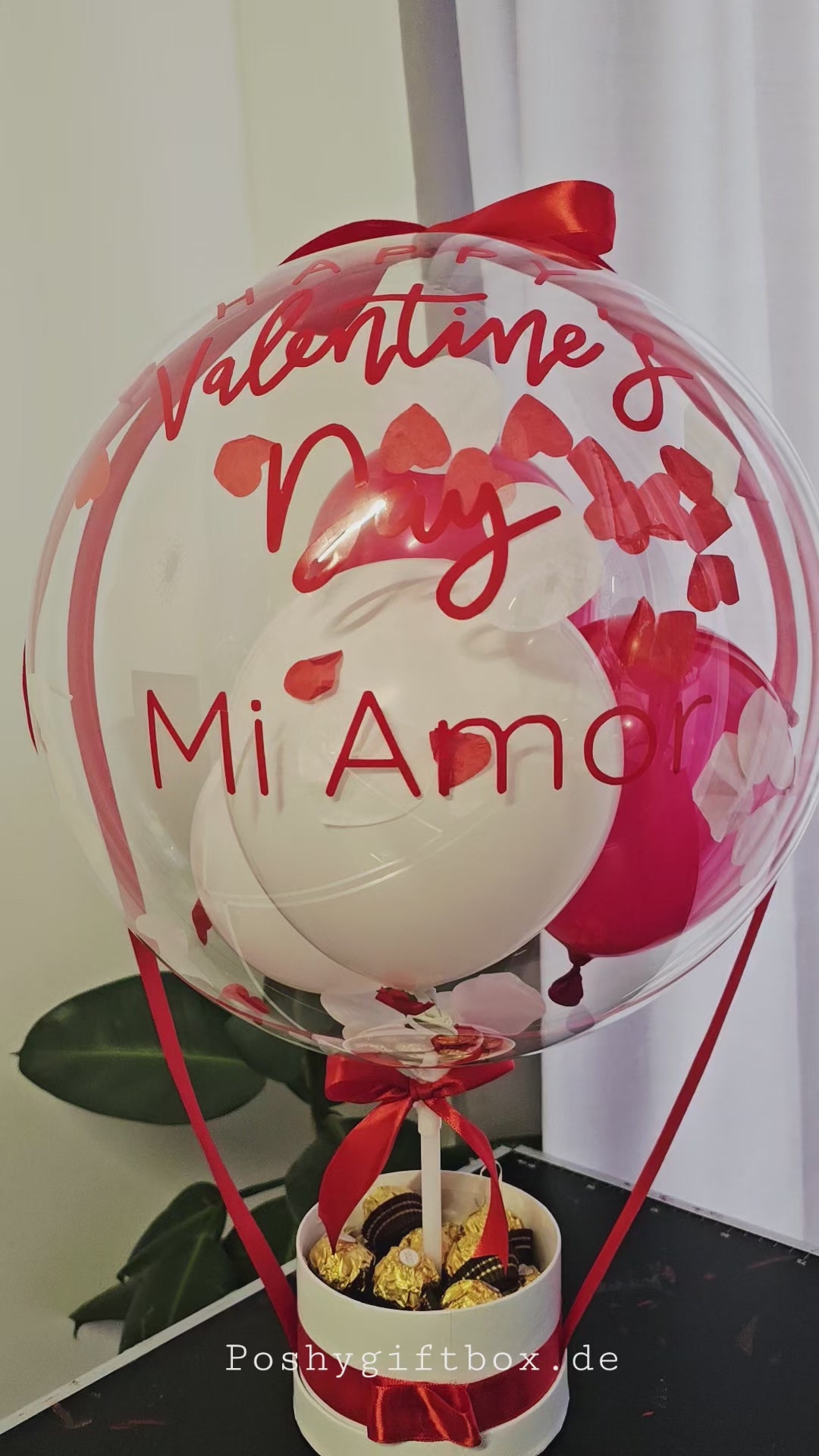 Personalisierte Ballongrüße zum Valentinstag