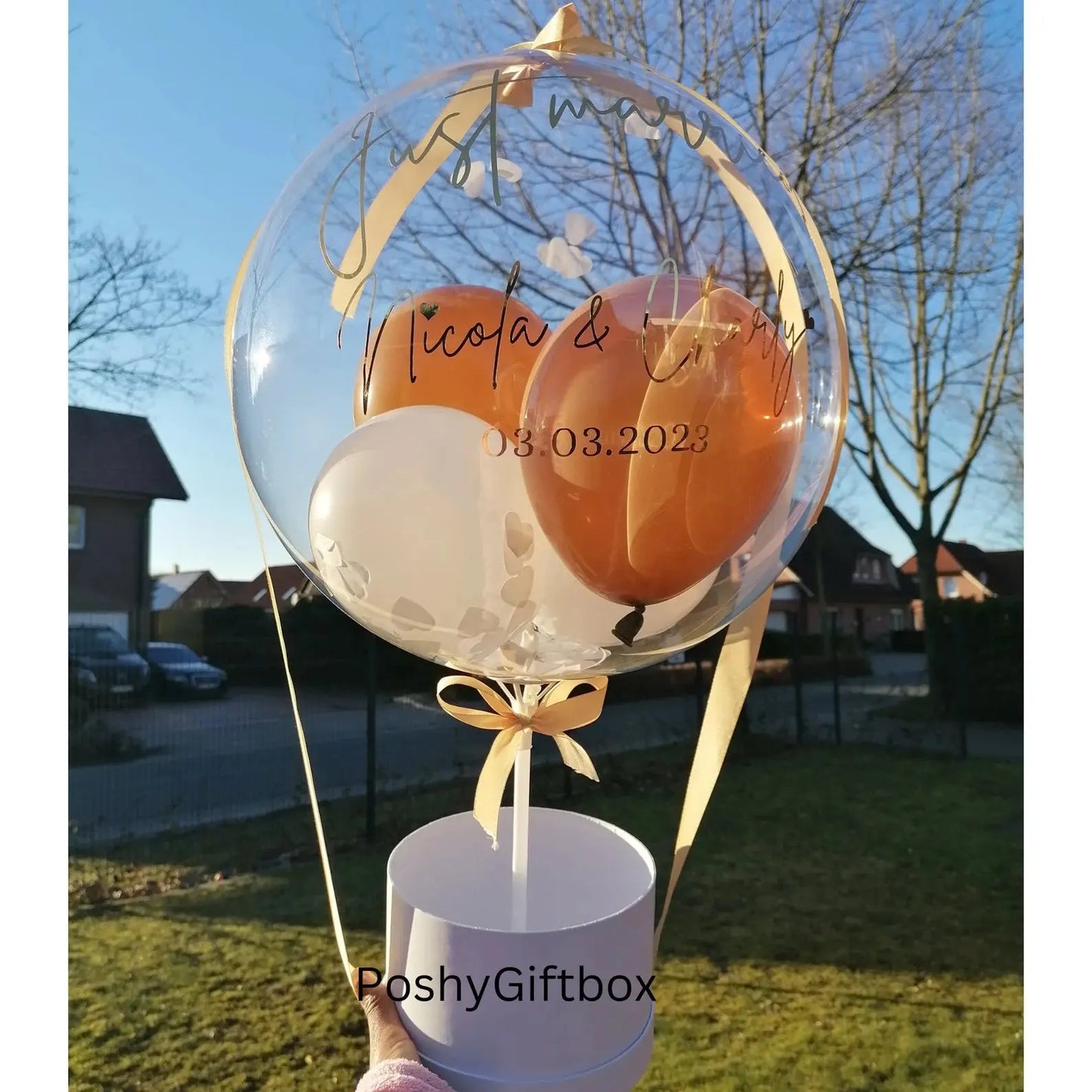 Ballon Geschenk Mama  PoshyGiftbox