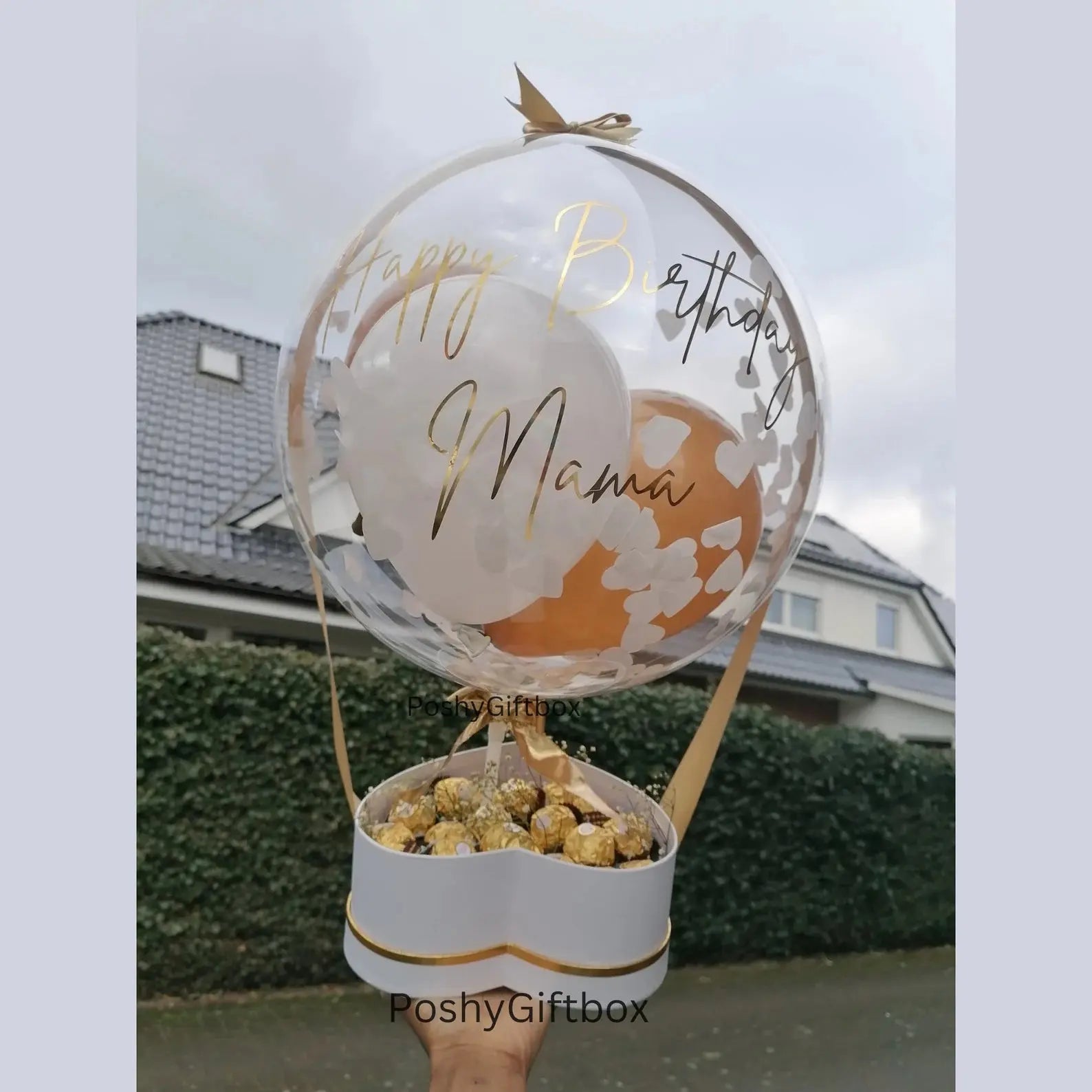 Ballon Geschenk Mama  PoshyGiftbox