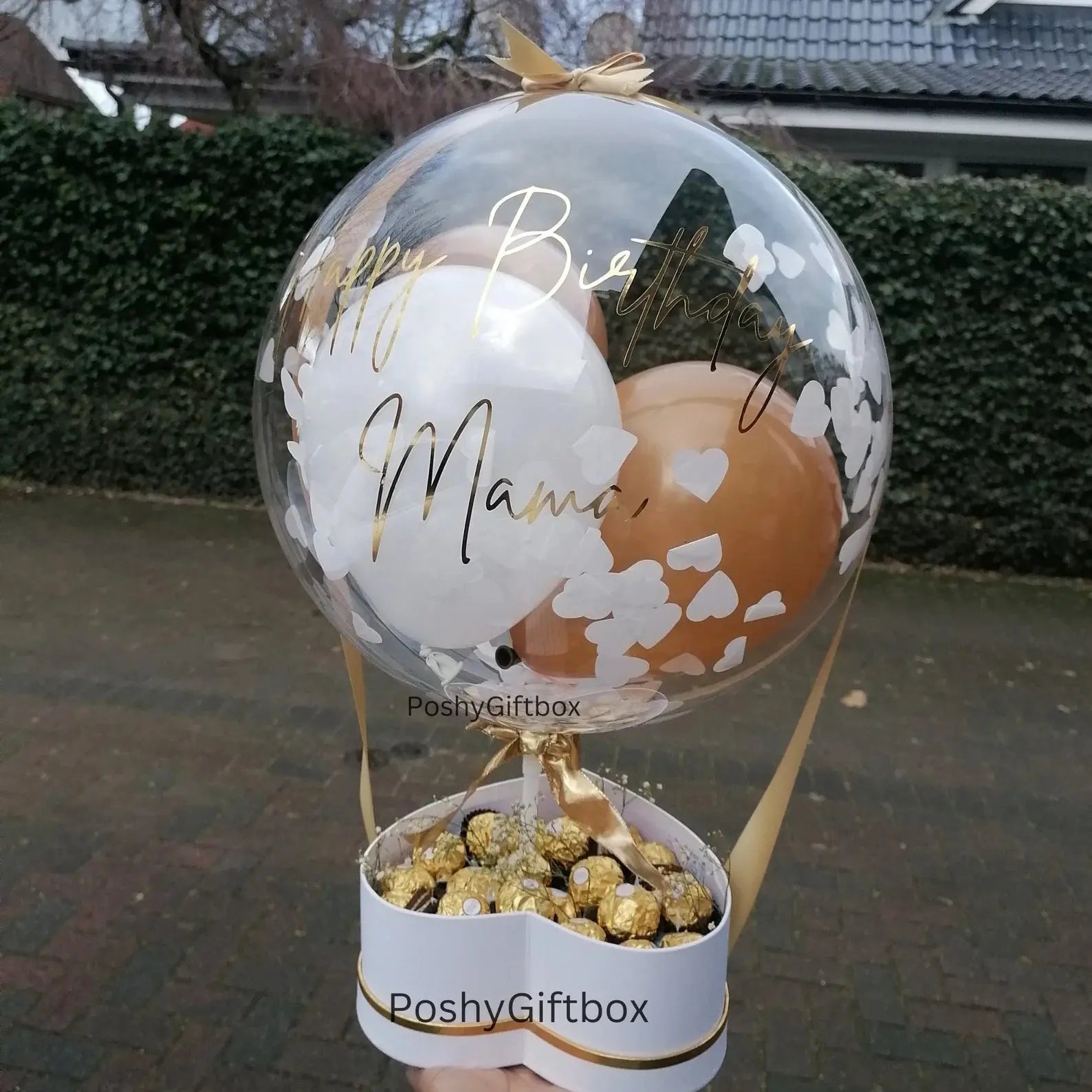 Ballon Geschenk Mama  PoshyGiftbox