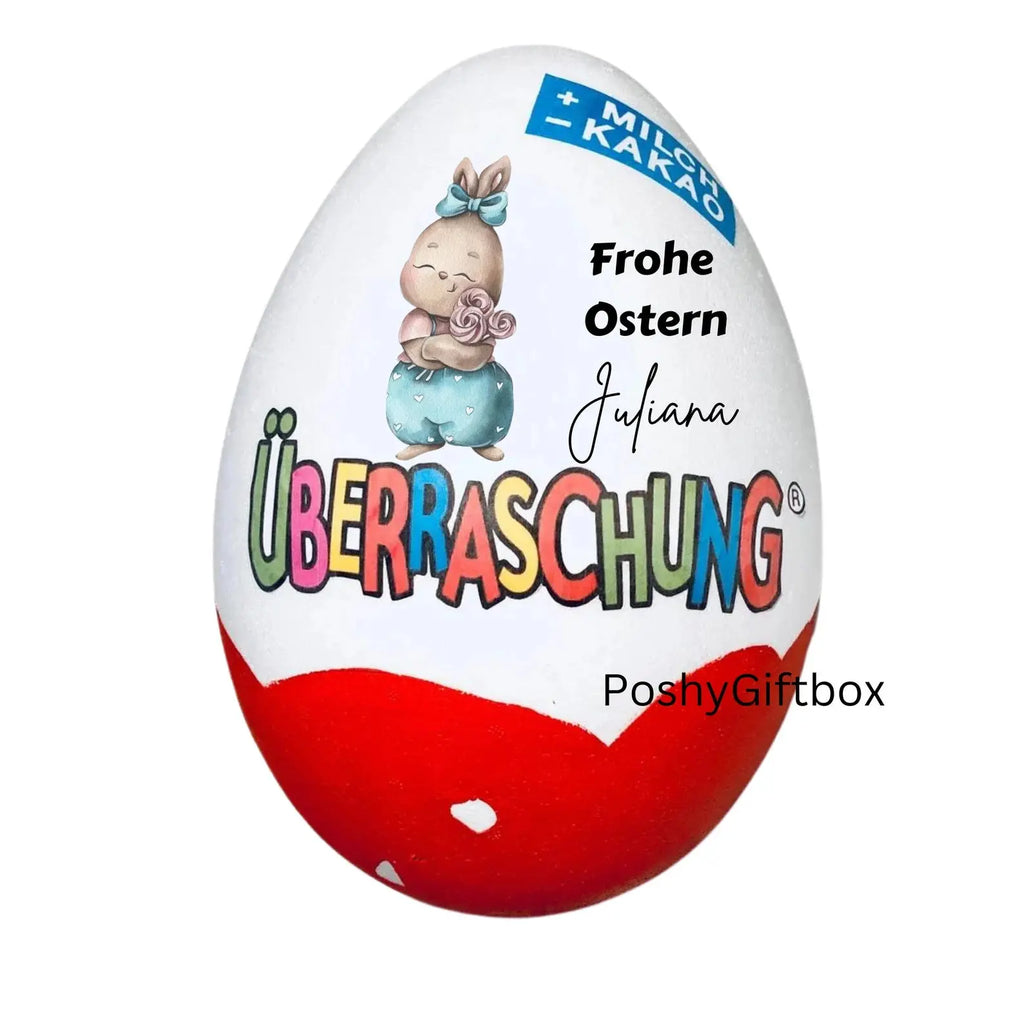 Personalisiertes XXL Überaschungsei  PoshyGiftbox