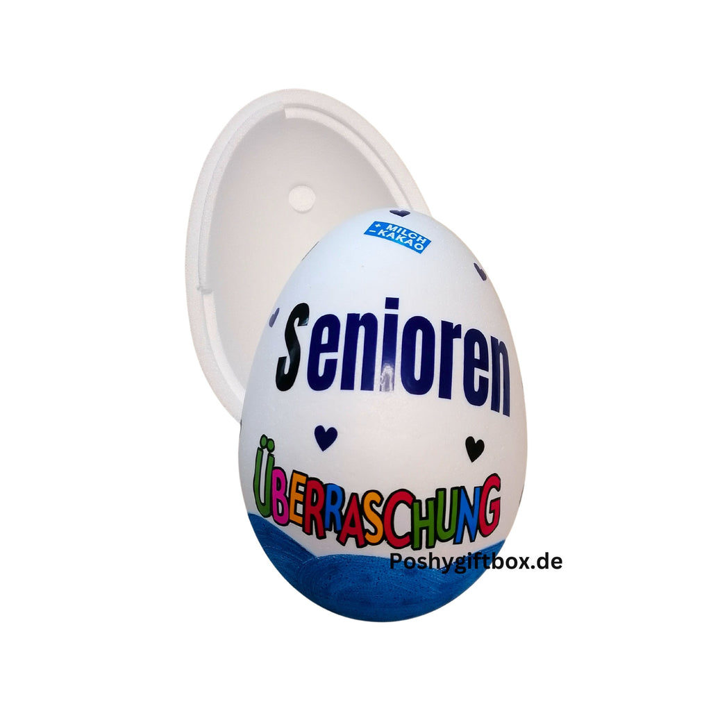 Überraschungsei XXL personalisiert/Geschenk Jugendweihe/Ü-ei Senioren/ Kinder Ei XXL/Geschenk Mädchen,Junge/Mit Füllung  PoshyGiftbox